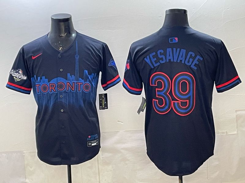 Men 2025 Toronto Blue Jays #39 Yesavage blue Game Nike MLB Jersey style 047